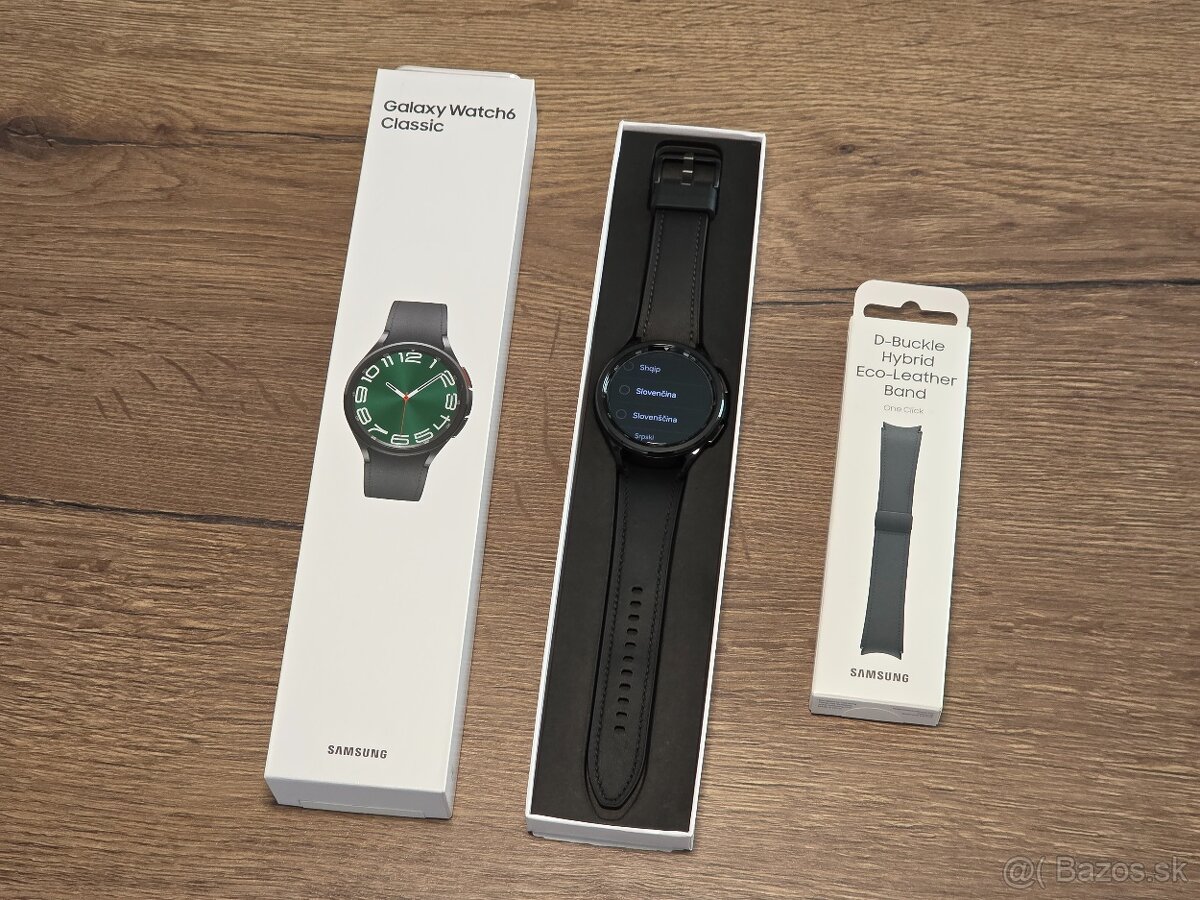 Samsung galaxy watch 6 classic 47mm, ako nove, v zaruke