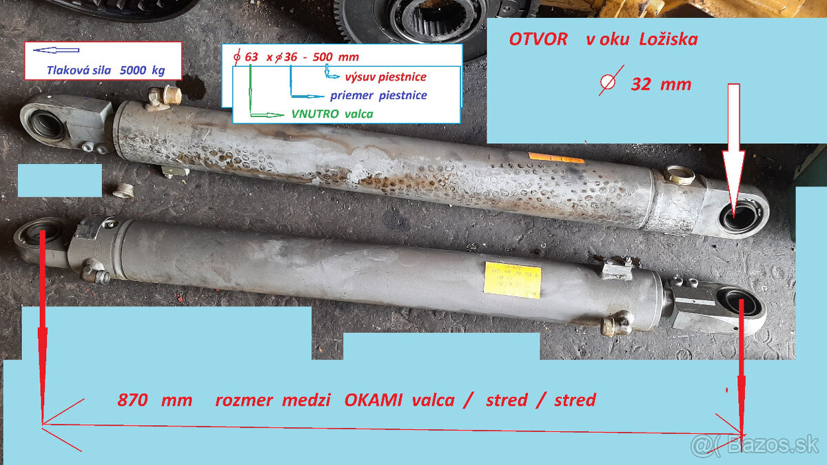 Hydraulické piesty aj pre LOCUST 752 - NOVÉ