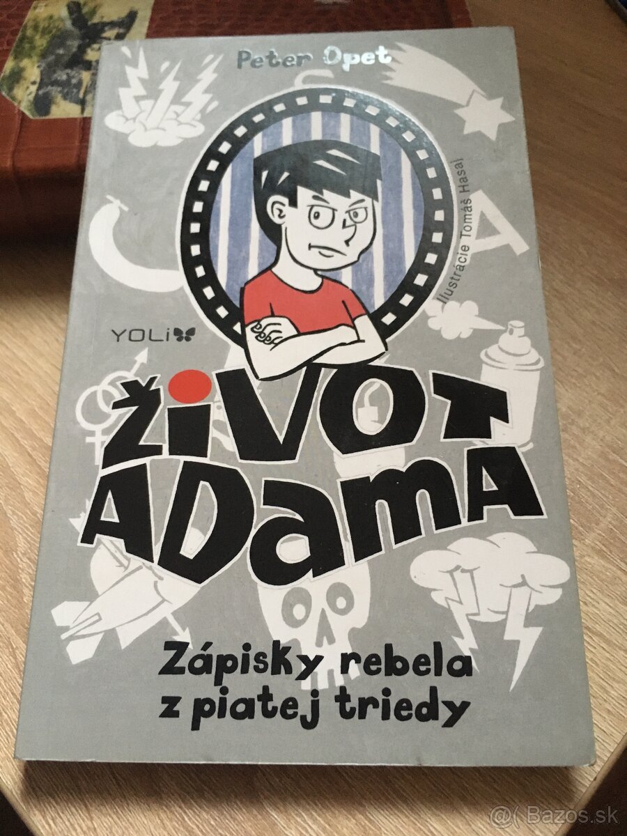 Predam knihy Dinosaury, Kapitan Bombardak a Zivot Adama.