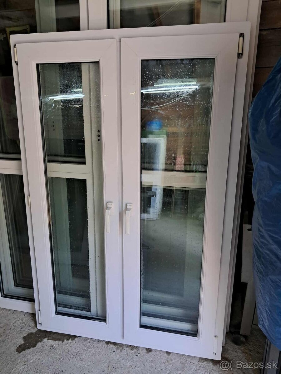 Predám plastove okna 105 x 160 cm