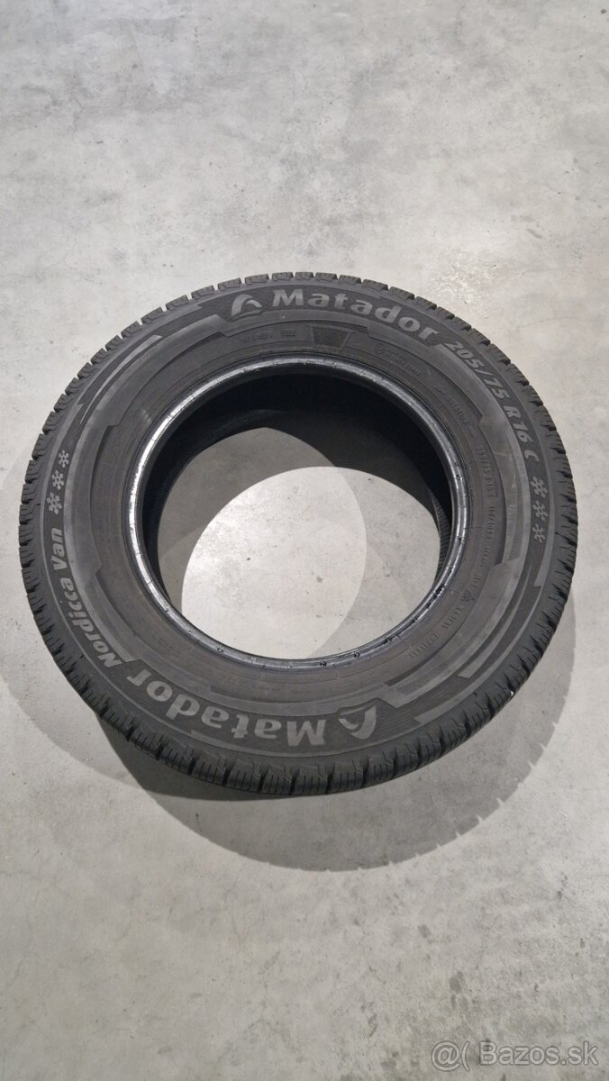 6ks zimné dodávkové pneumatiky MATADOR Nordicca 205/75 R16