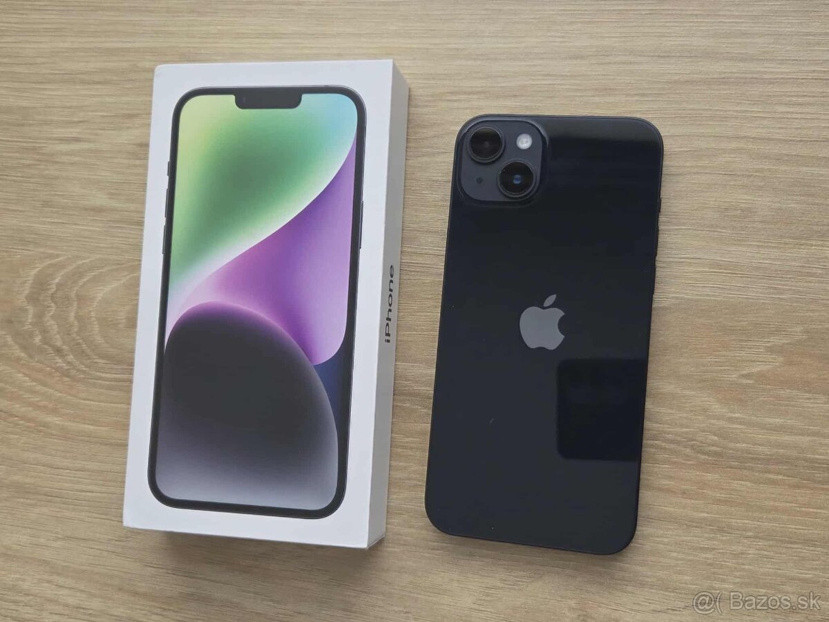 iPhone 14 Plus 256 GB čierny,top, zaruka do 4/2026