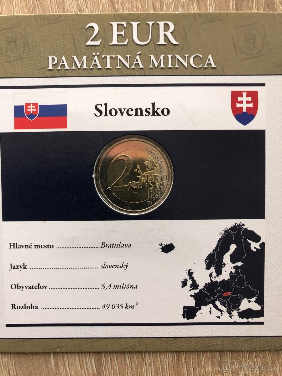 Pametná minca 2 Euro