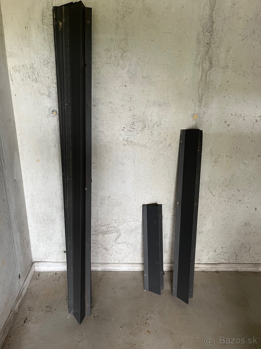 Predám plechové snehové zábrany – antracit