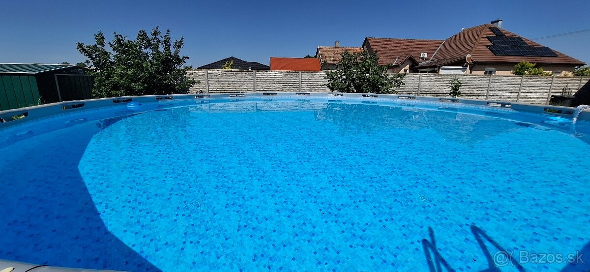 Veľký okrúhly rámový bazén