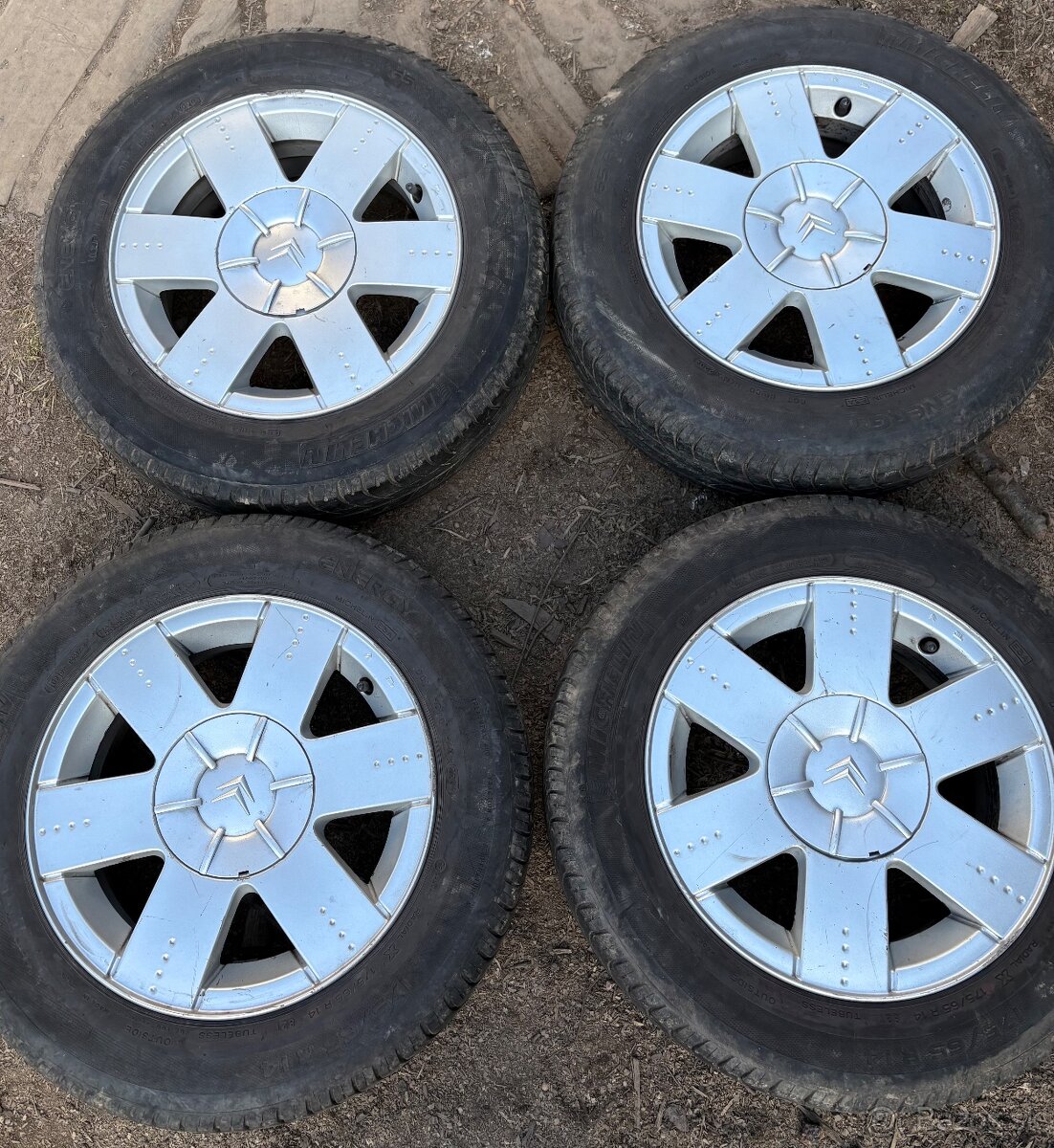 Citroën elektróny/ hliníkové disky