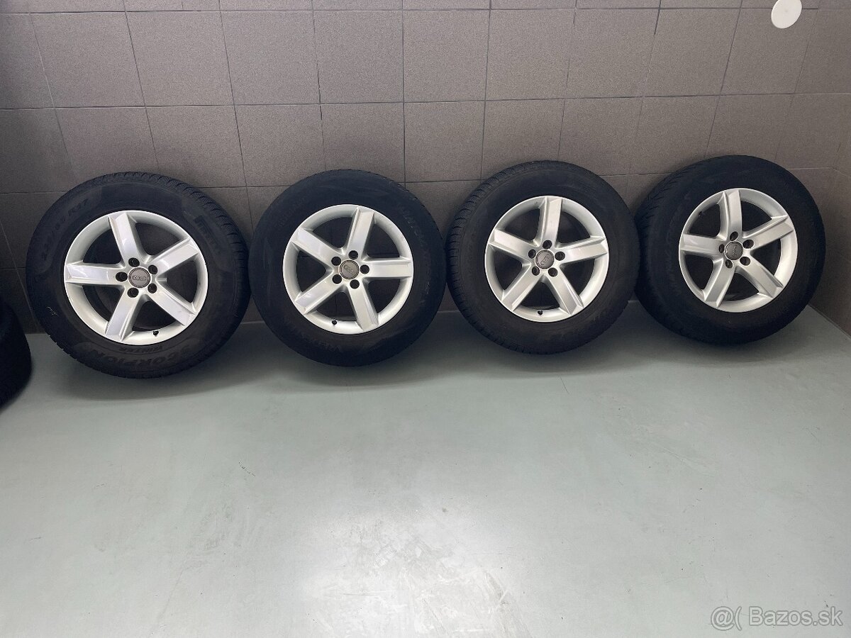 Disky Orig. AUDI 7J x 17 + pneumatiky 235/65 R17 zimné