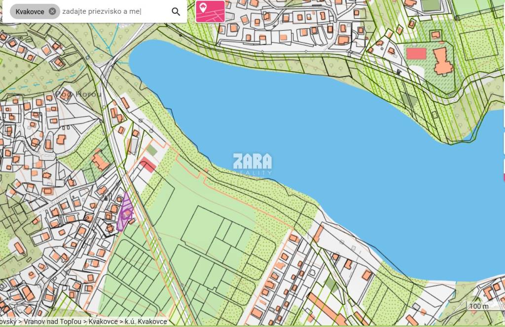 Kvakovce, Domaša - Dobrá,pozemok IS,817 m2. Aj na podnikanie