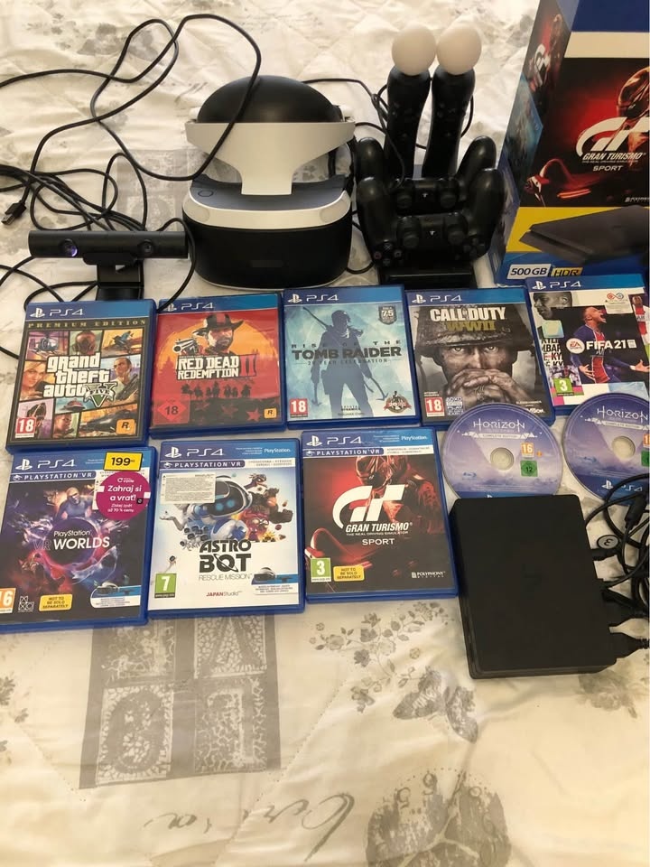 PS4 Slim 500Gb + VR