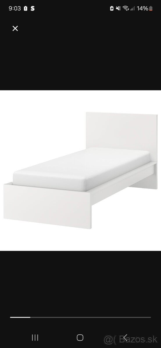 Posteľ Ikea Malm