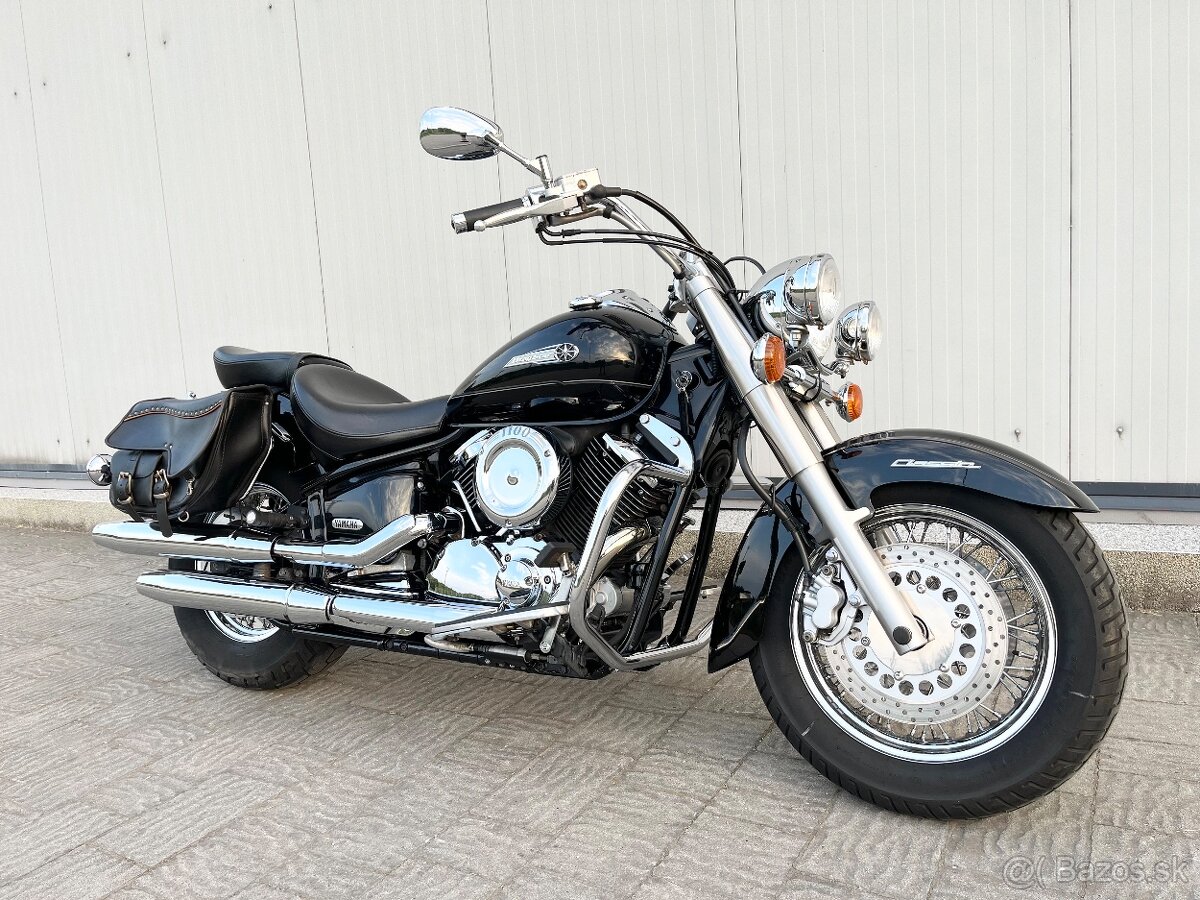 YAMAHA XVS 1100 DRAG STAR CALSSIC….2000….AKO NOVÝ….TOP STAV