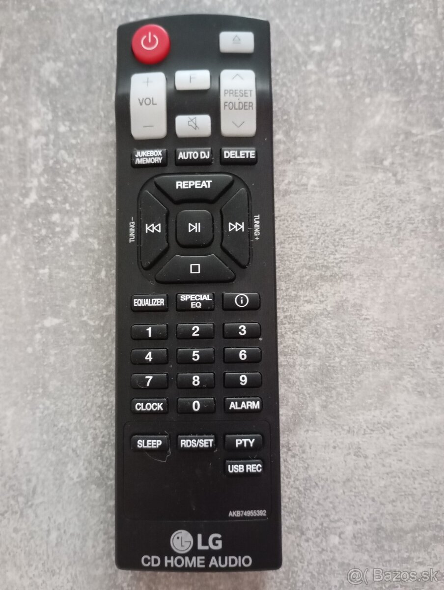LG originál diaľkové audio