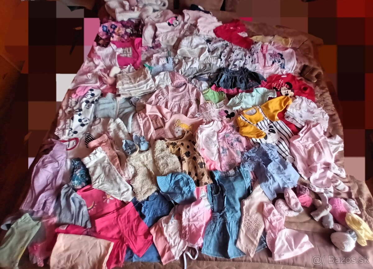 Mix vecí pre dievčatko 62-74
