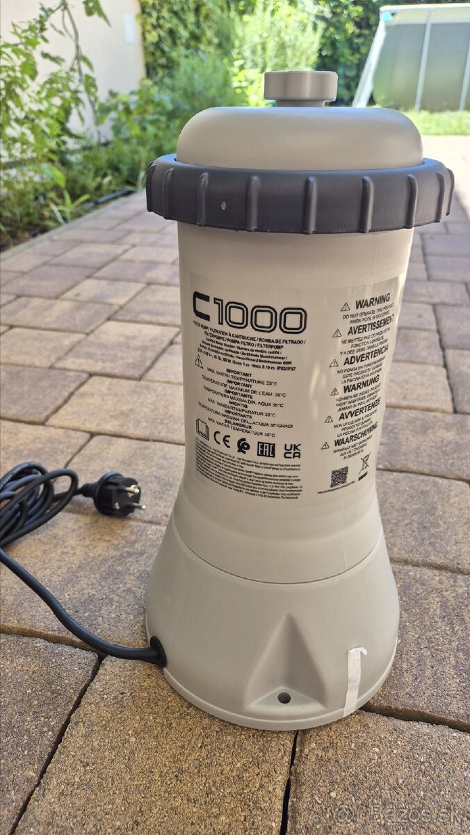 Bazénová filtrácia Intex C1000 – NOVÁ, 30 €