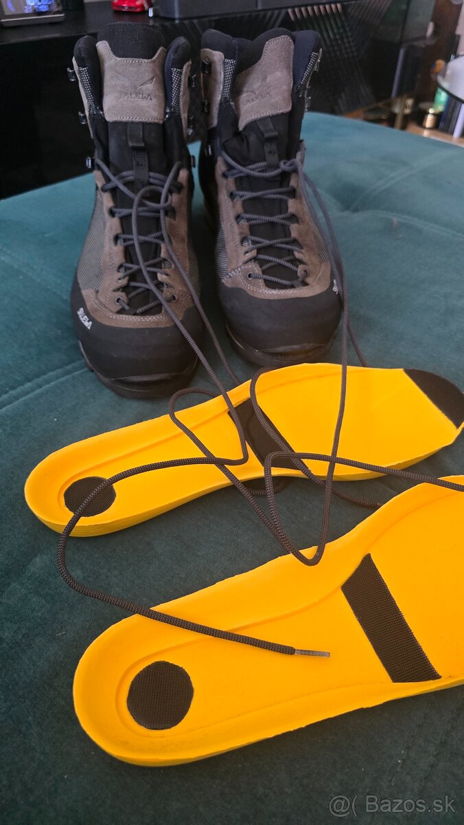 Salewa Ms Crow Gtx Wallnut Fluo Orange Turistická Obuv