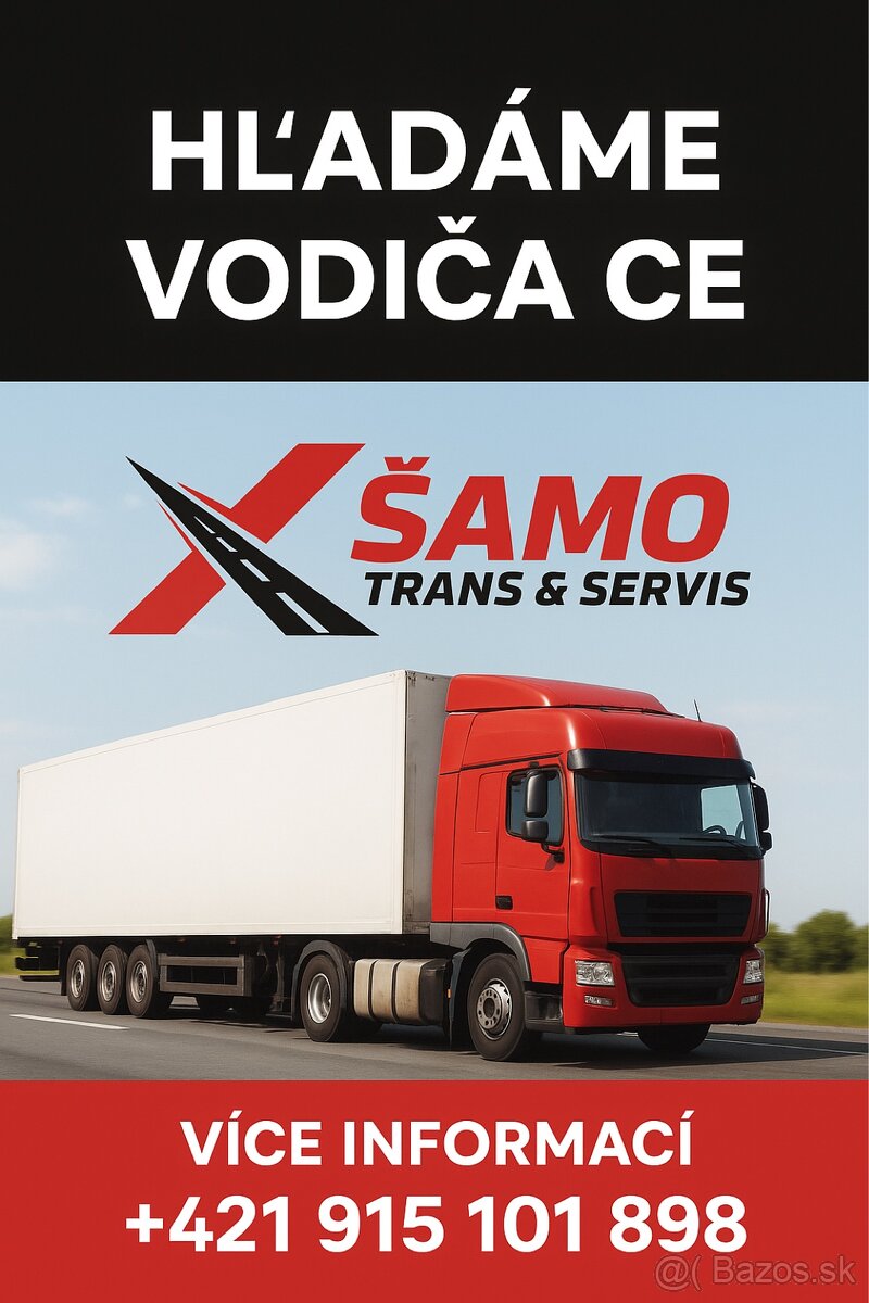 Hľadáme šoféra na nočnú linku (C+E) KA