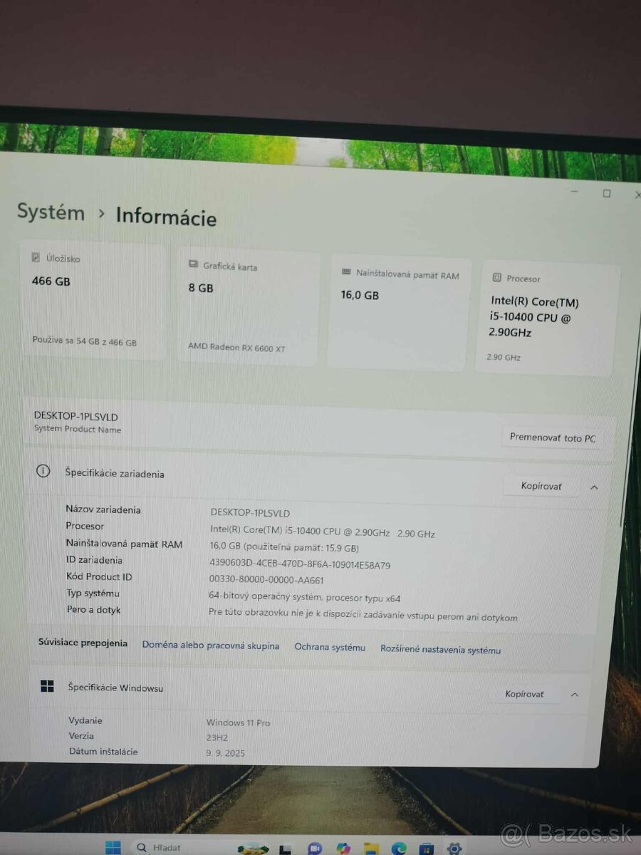 Predám PC i5-10400