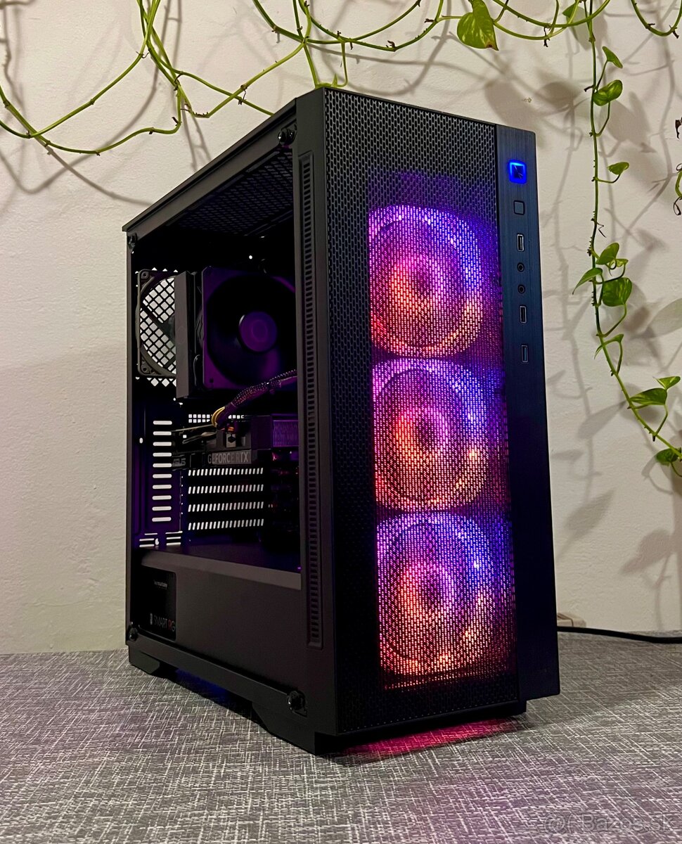 Herný PC RTX 4060ti 16gb s ryzen 5 5600 /32gb/1tb/600w