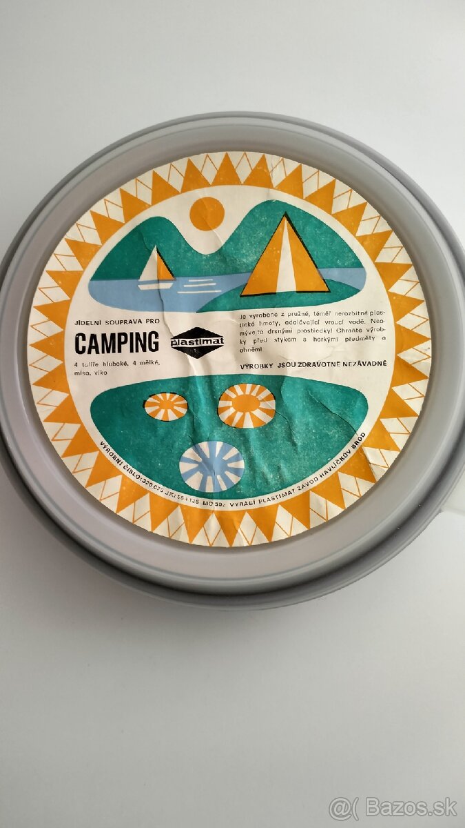 Retro jedalnu súpravu na camping predám.