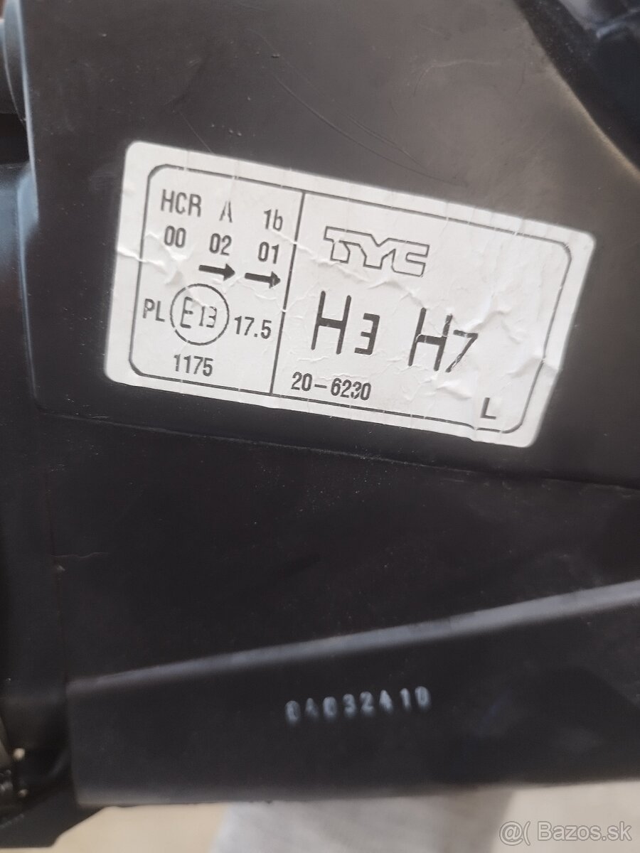 Predné svetlá Škoda Fabia 1 combi