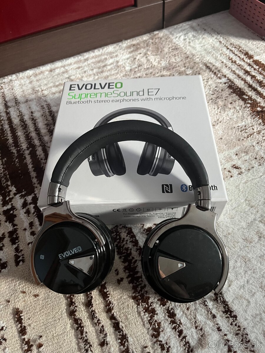 Bluetooth handsfree NFC slúchadla EvolveoE7 Supremesound