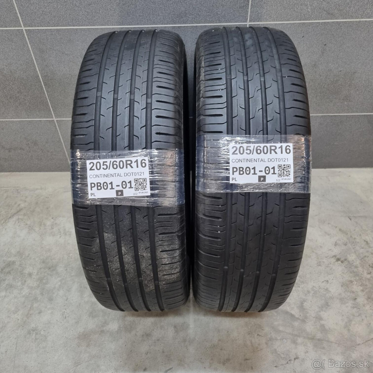 Letné pneumatiky 205/60 R16 CONTINENTAL