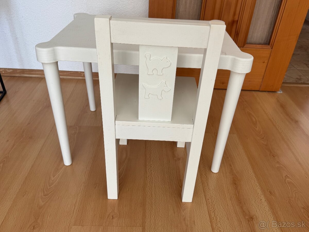 Detsky stôl a stolička