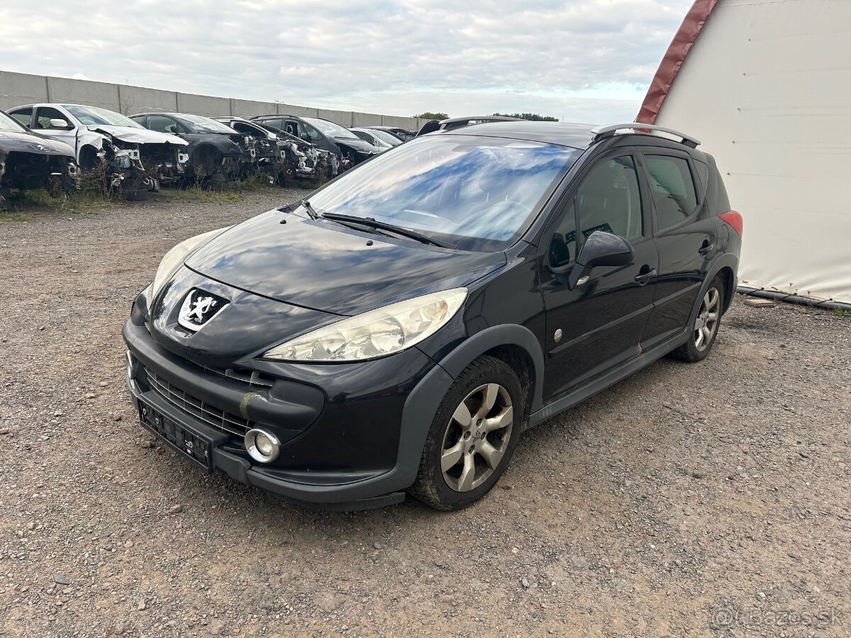 Peugeot 207SW 1,6VTI 88KW 5FW prodám náhradní díly