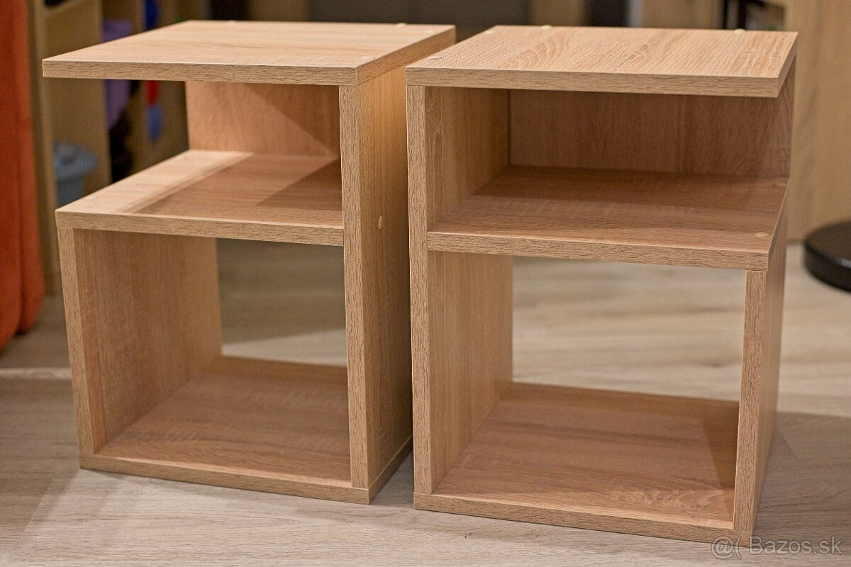 Nočné stolíky 30x30x40cm
