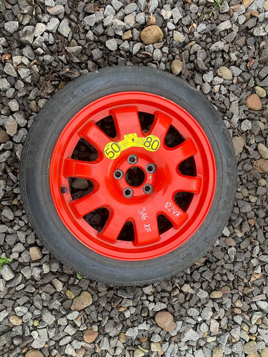 Predám hliníkové rezervné koleso dojazdove tenké