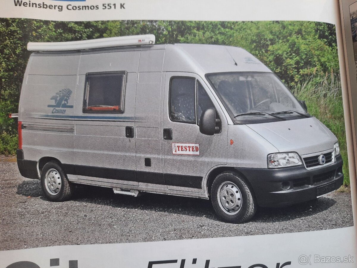 Fiat Ducato 2,8 jtd a 2,8 idtd obytná dodávka