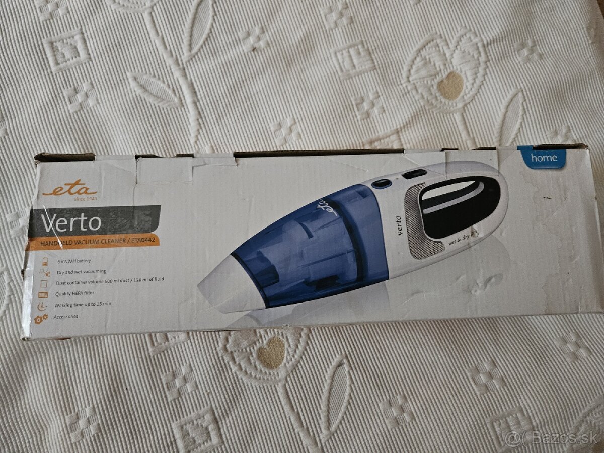 Ručný vysávač Eta Verto 0442 (Wet & Dry)