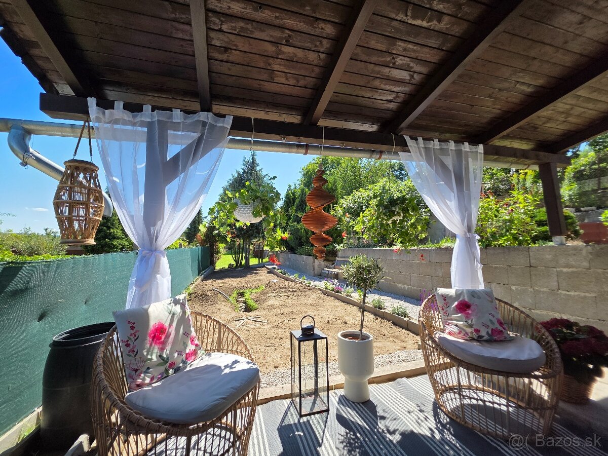 Predám murovanú chatu vhodnú na celoročné bývanie