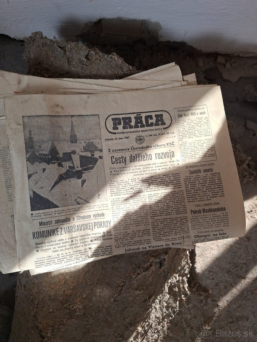 Predam rôzne noviny