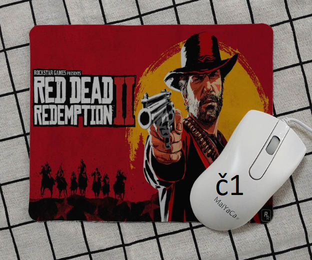 Red dead redemption 2 podložka pod myš rozmery 22x18cm.