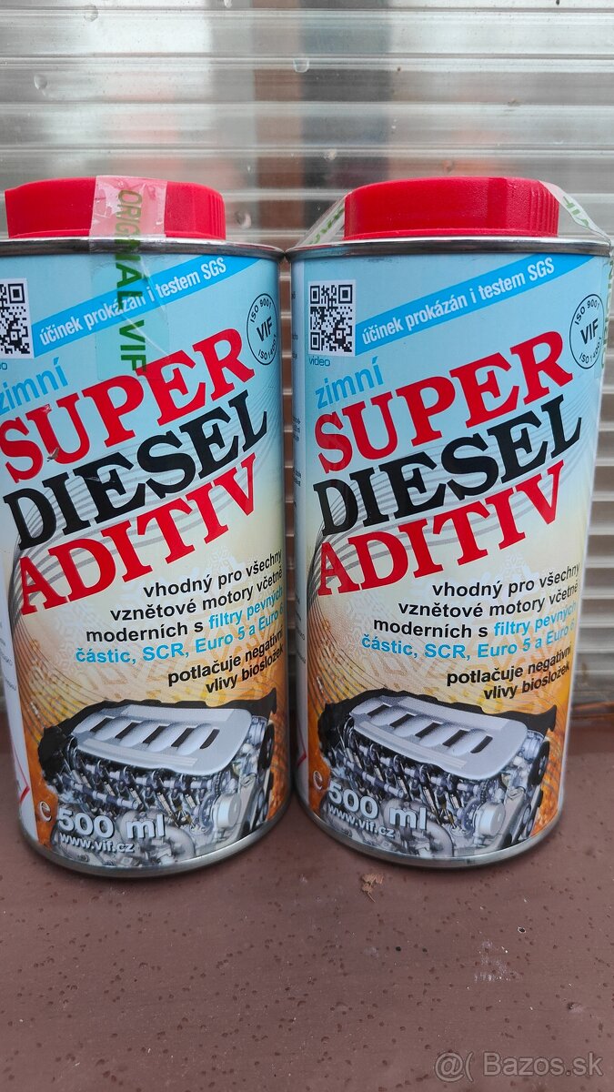 Vif super Diesel Aditív + Diesel jet cleaner