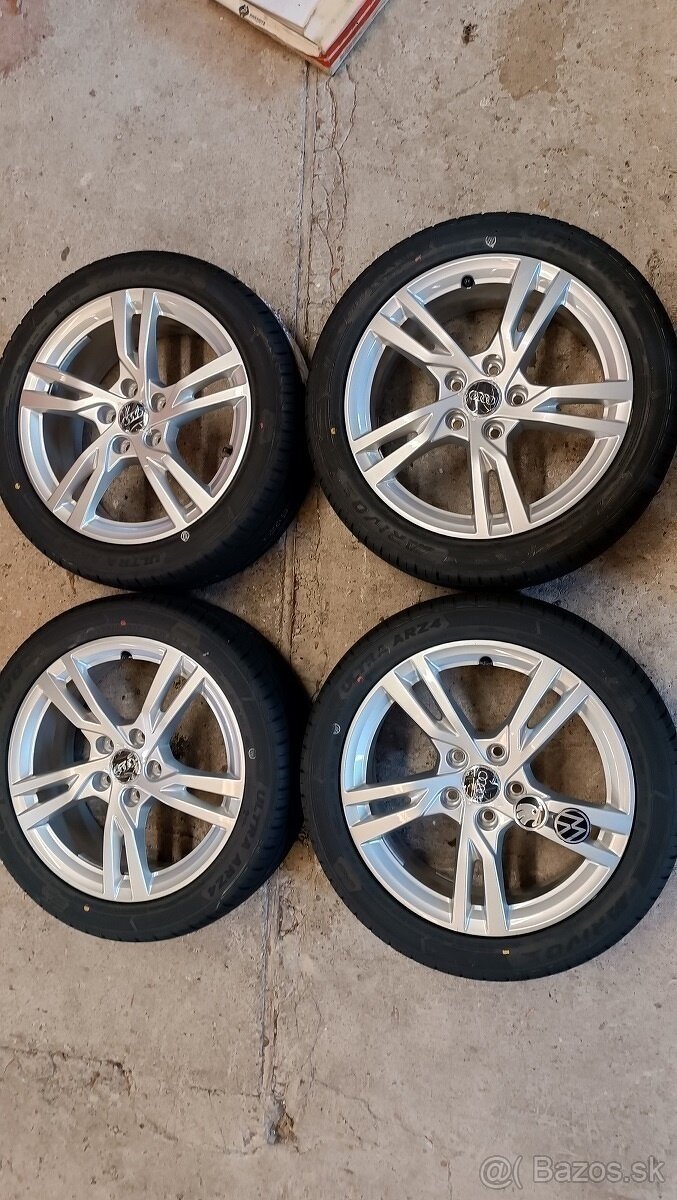 225/45 R17 kolesá (letné pneumatiky + disky) 5x112 mm