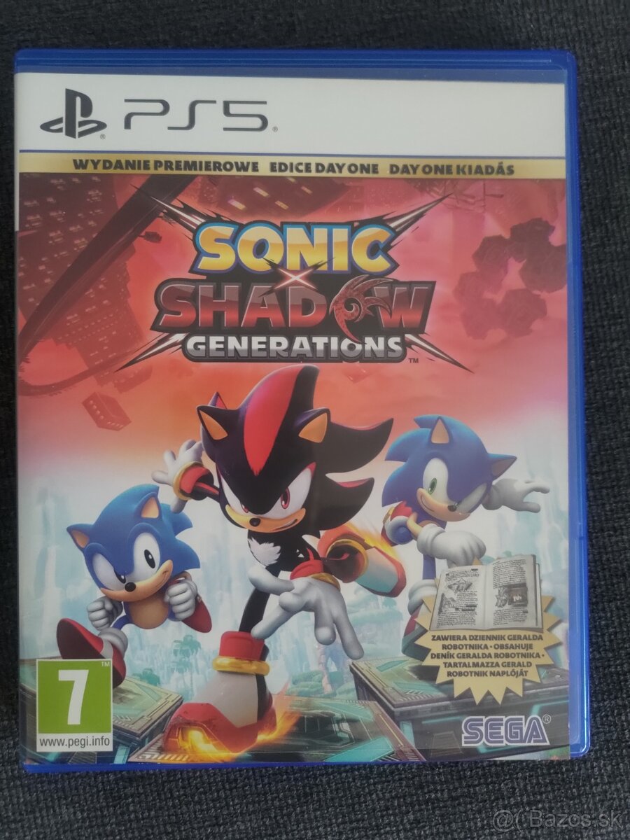 Sonic shadow generations PS 5 Playstation 5
