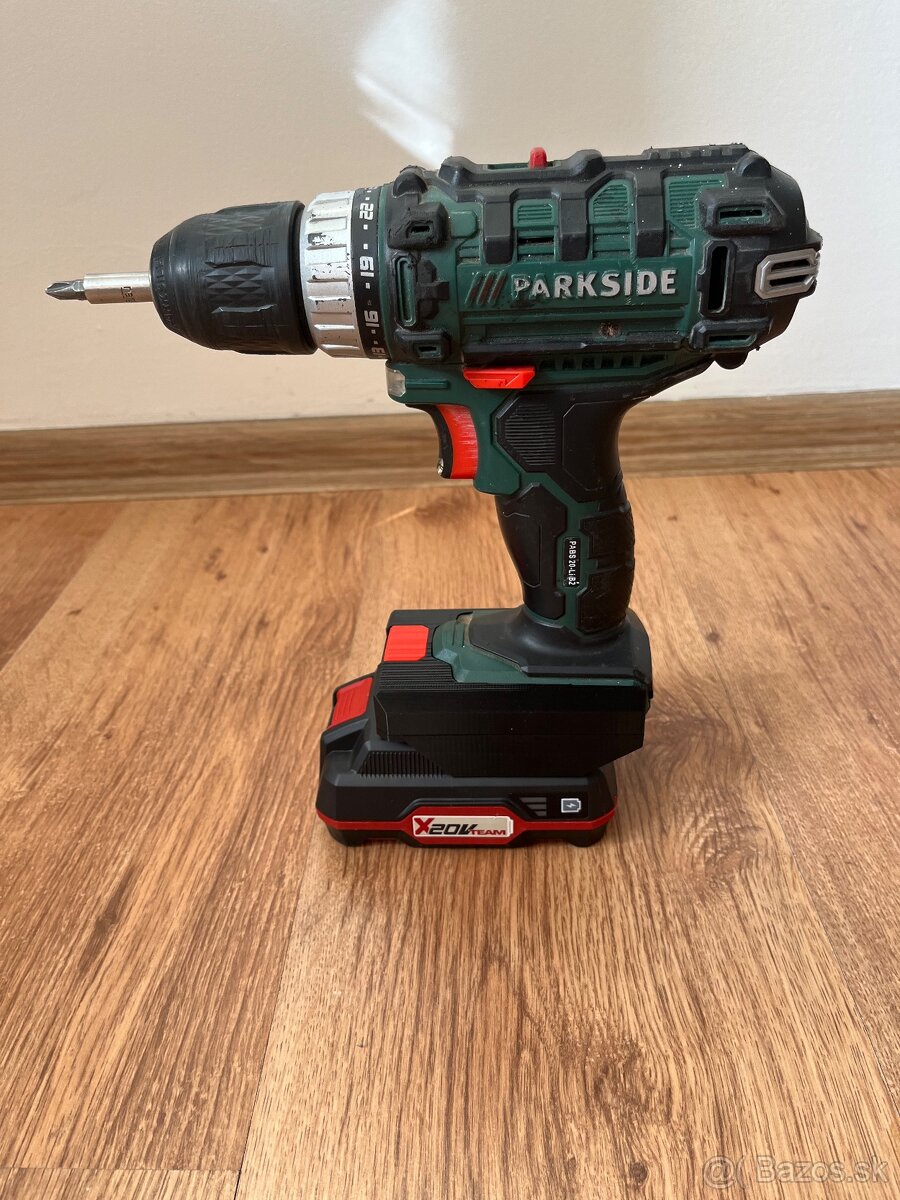 Predam adapter z Parkside x20Team na Parkside PABS 20-Li B2