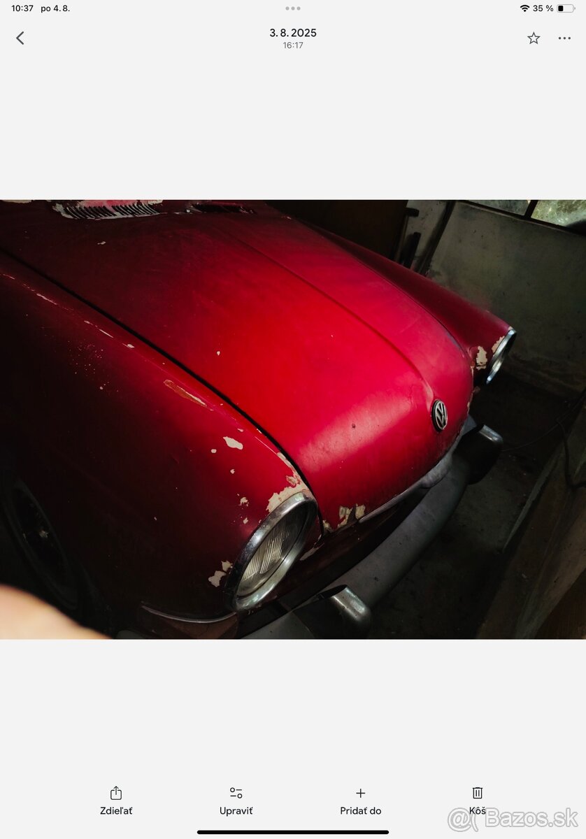 VW 1500 S rok výroby 1964
