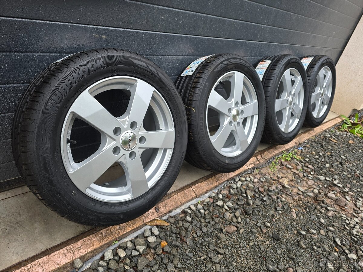 Nová Letná Sada Dezent 5x112+Hankook 205/55 R16