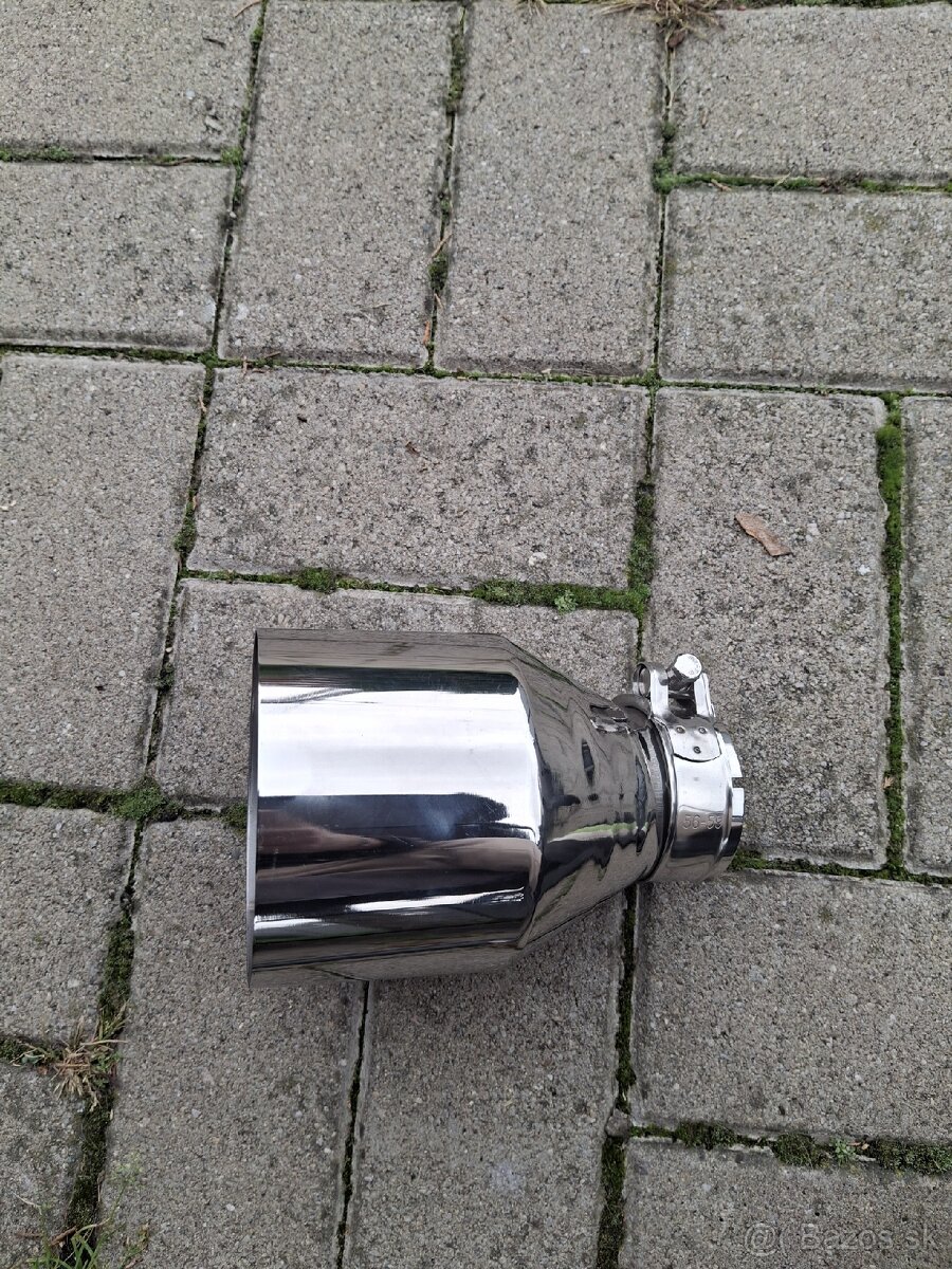 Koncovka výfuku, nerez nová