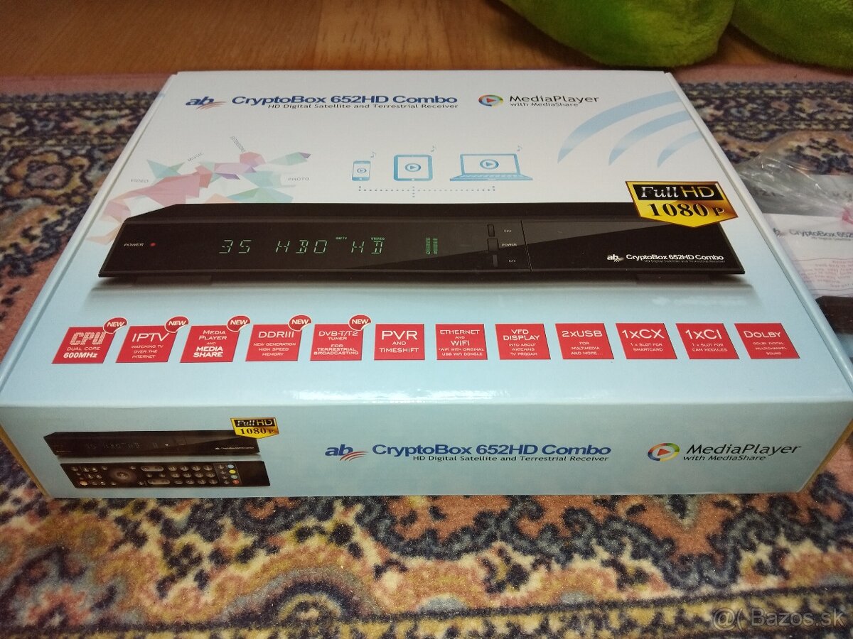 Ab cryptobox 652hd predam vymenim