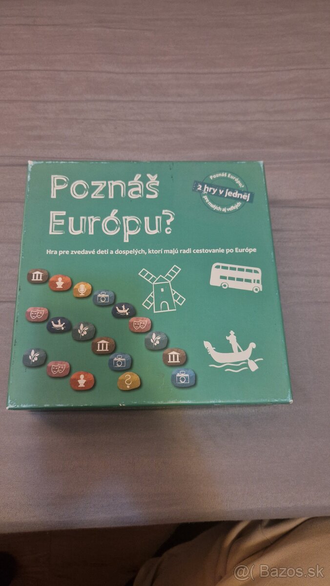 Poznáš Európu? Spoločenská hra