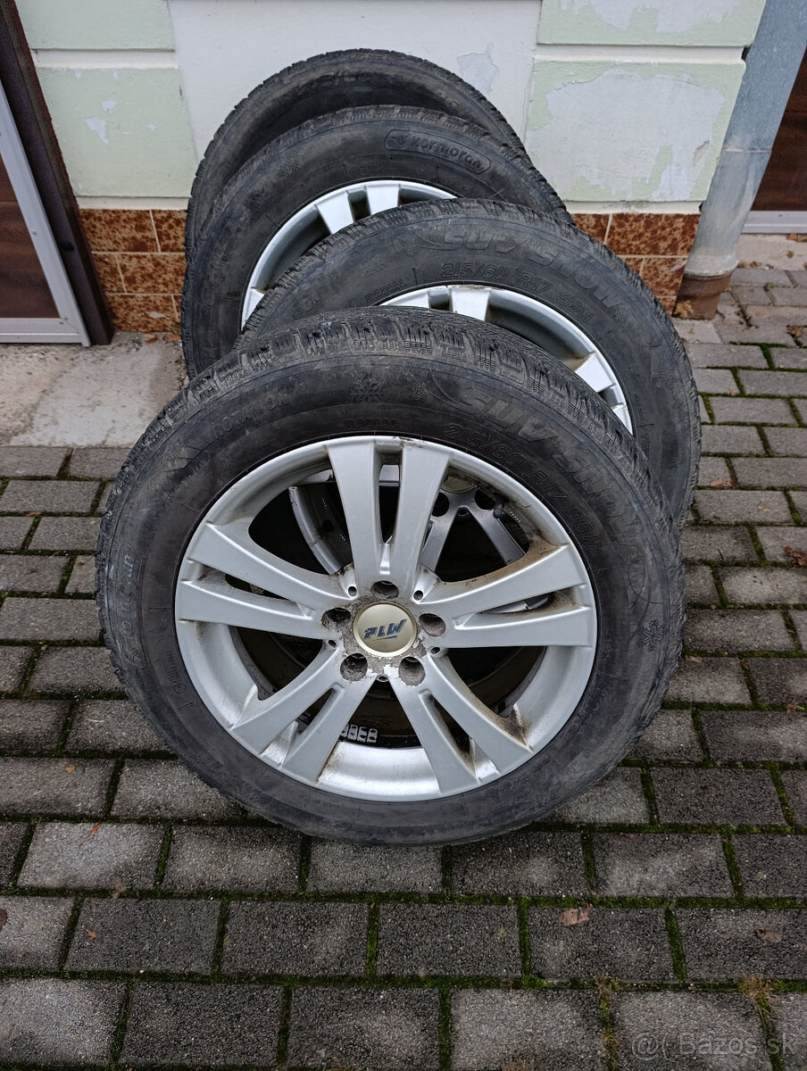 Alu disky+zimné pneumatiky R17