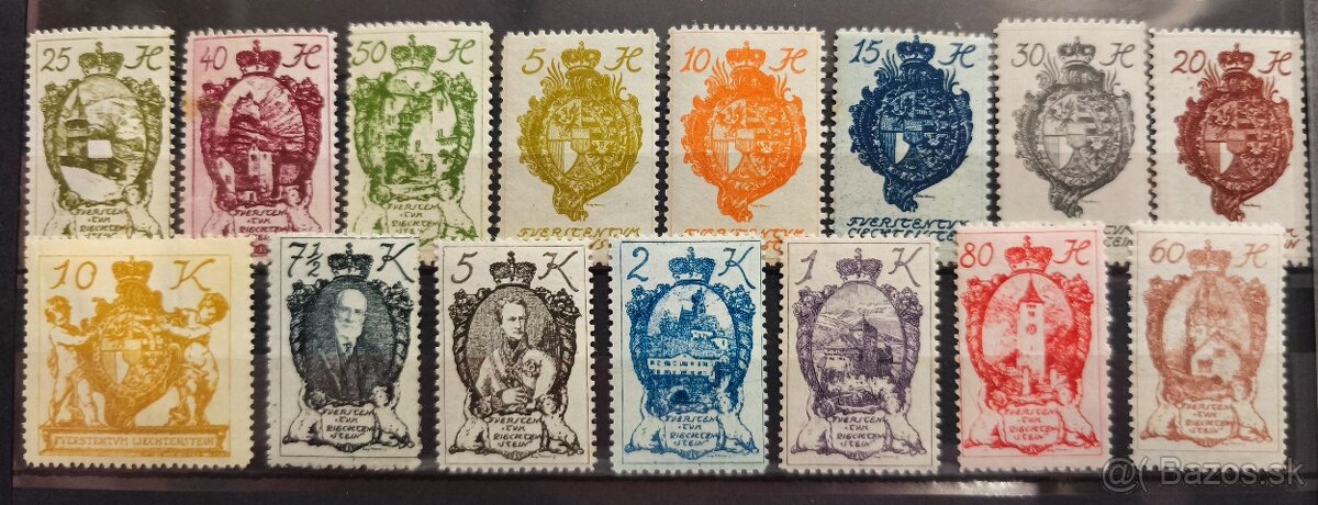 Známky Lichtenštajnsko 3