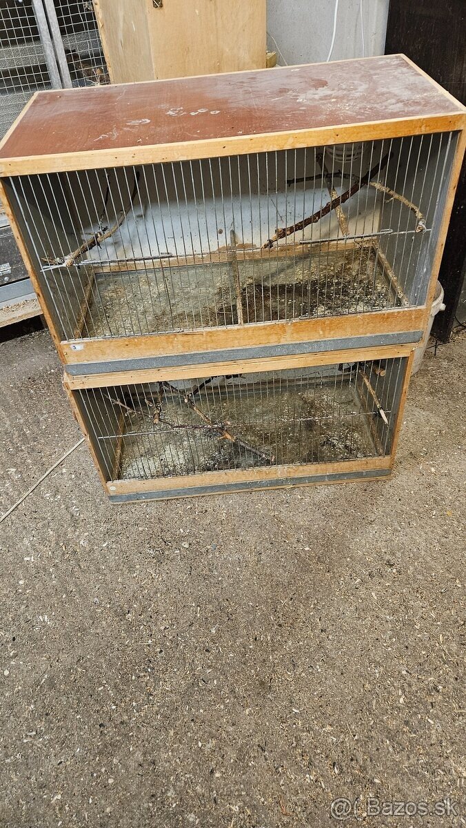 Predám debnové klietky (šírka 60 a 75cm)