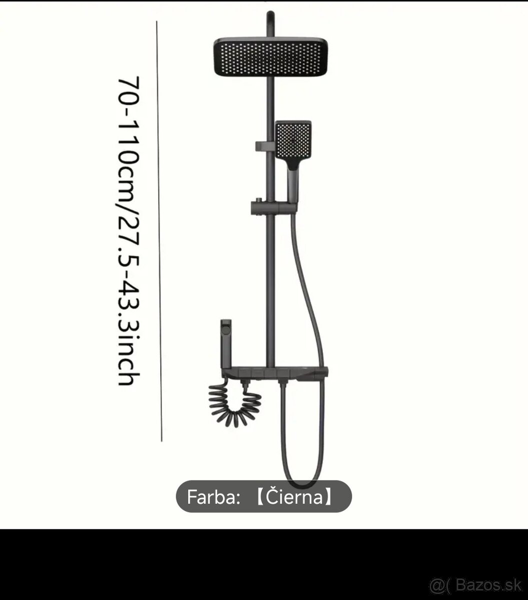 Nerezový sprchový systém