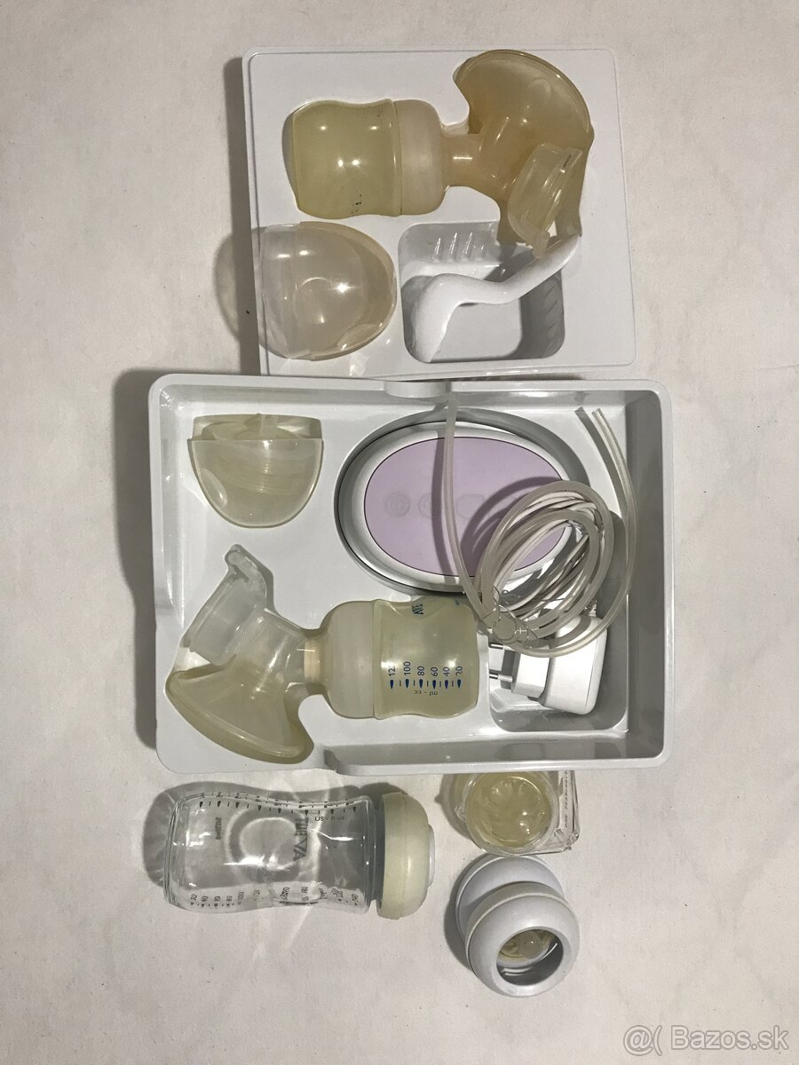 Elektricka odsavacka Avent + manualna odsavacka