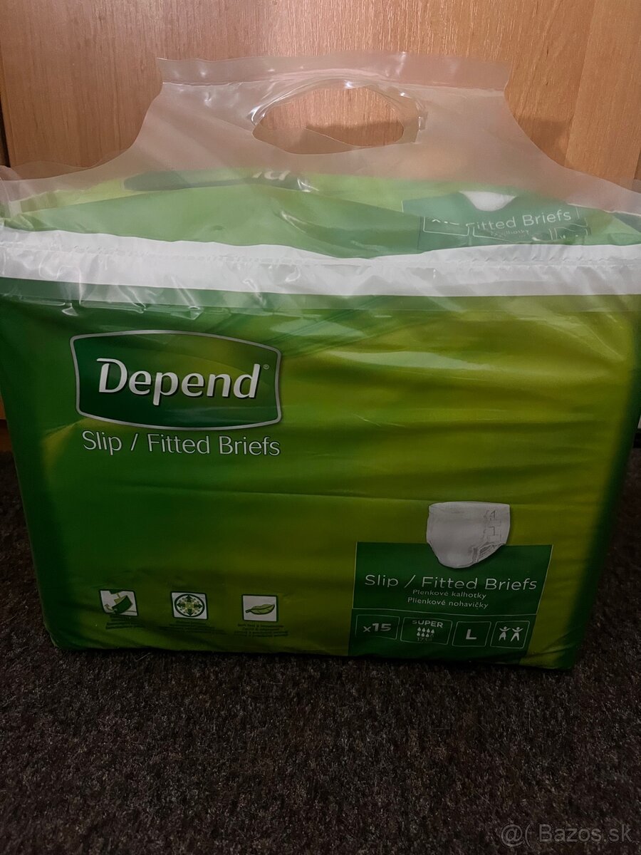 Plienky pre dospelych Depend Slip nohavičky veľ. L
